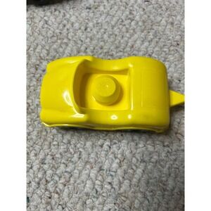 Mega Bloks First Builders Yellow Convertible Car Toy Vehicle with Building Stud